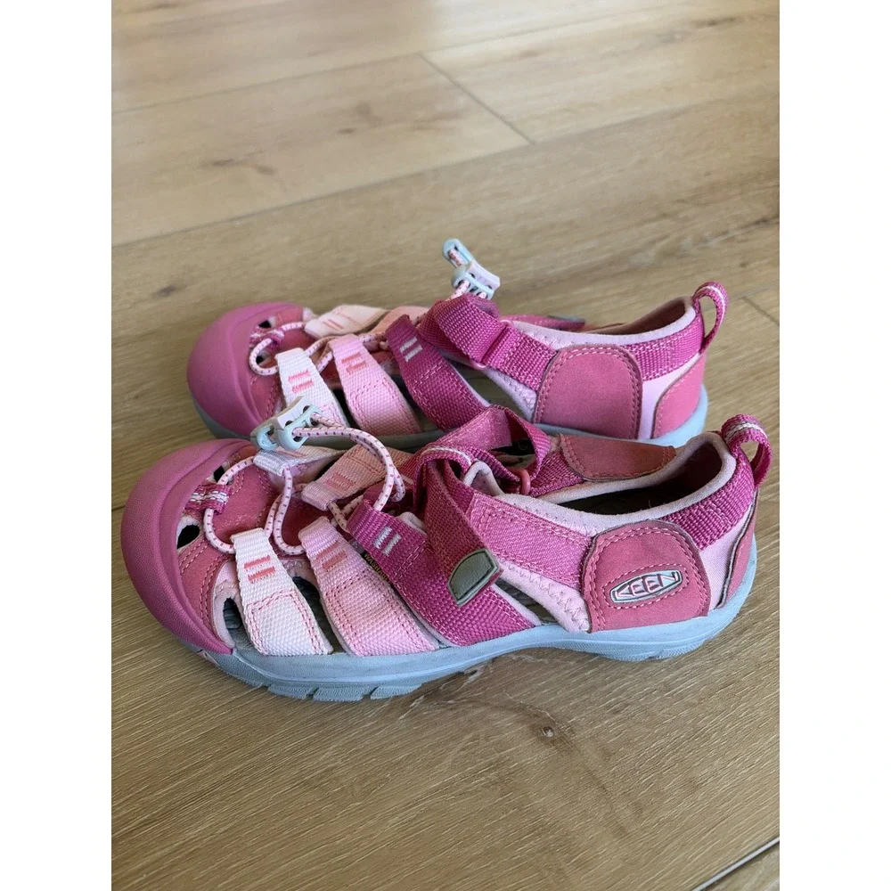 Keen Seacamp II CNX Kids Pink Water‎ Sandals Shoes 1021236 Size 3 US 35 EU